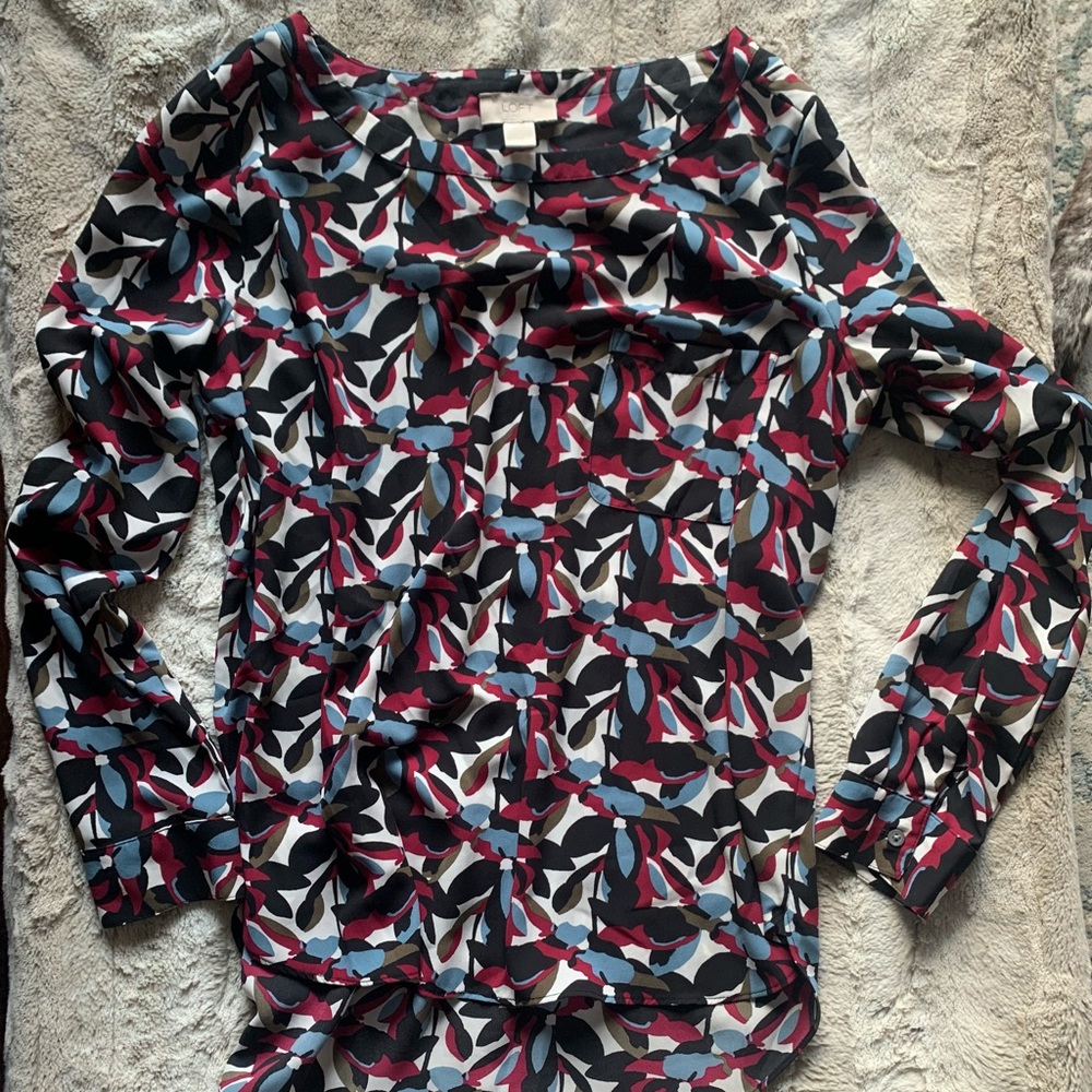 LOFT printed blouse